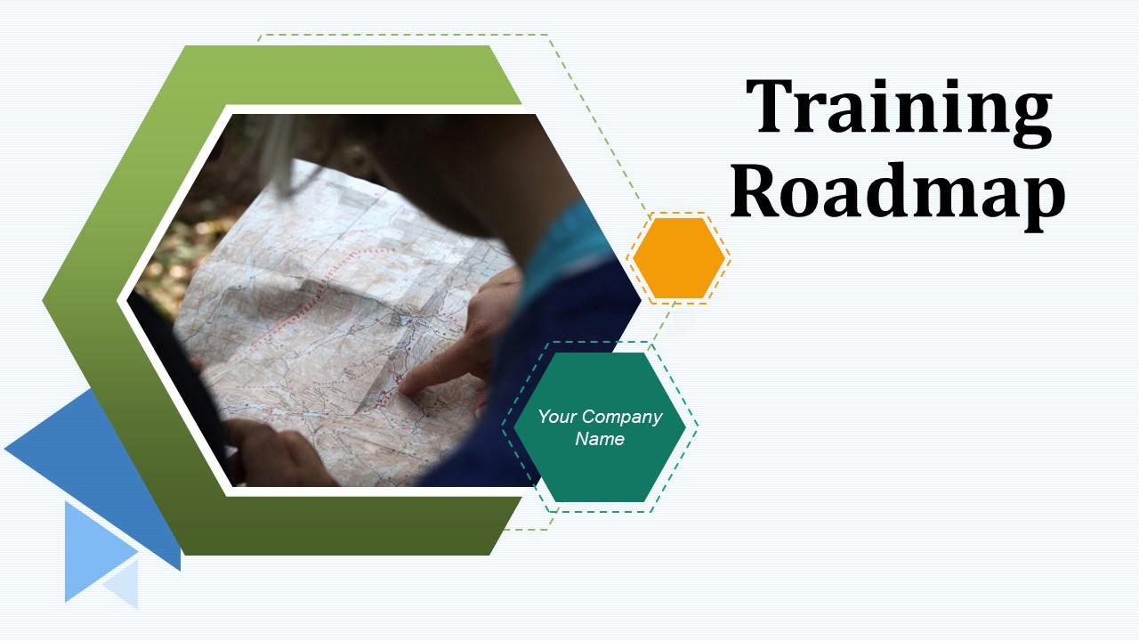 Training roadmap powerpoint presentation slides Slide01