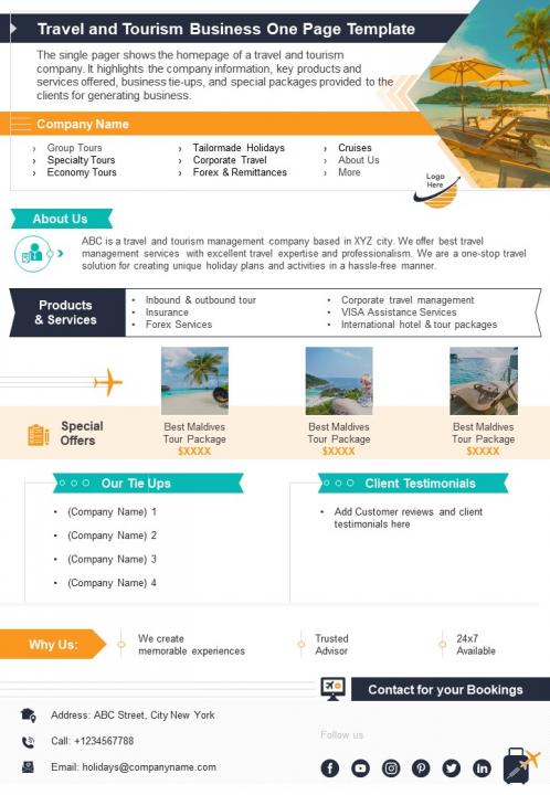 tourism presentation pdf