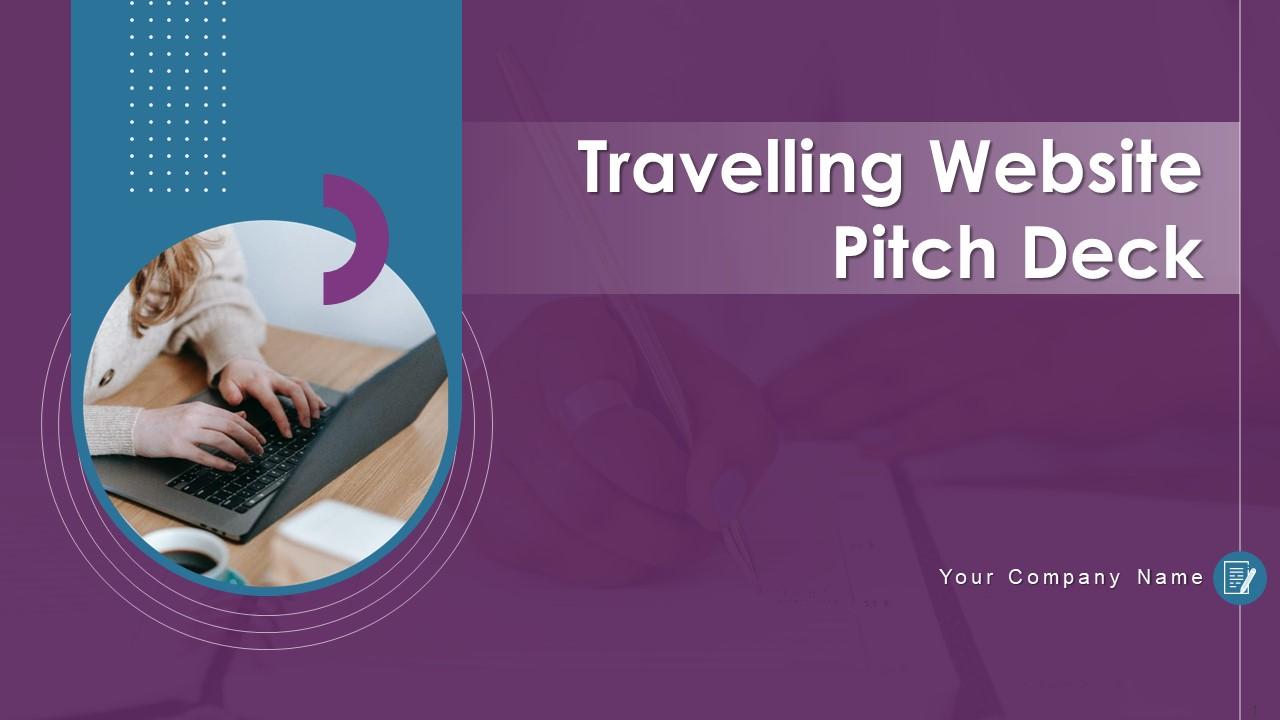 Travelling website pitch deck ppt template