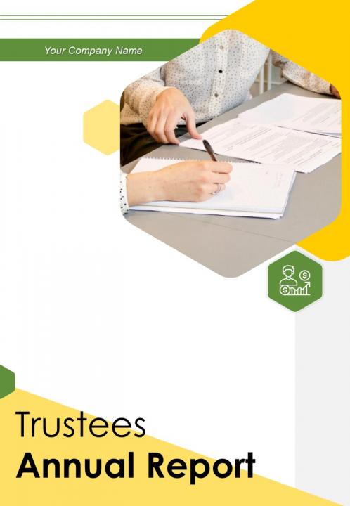 Trustees annual report pdf doc ppt document report template Slide01