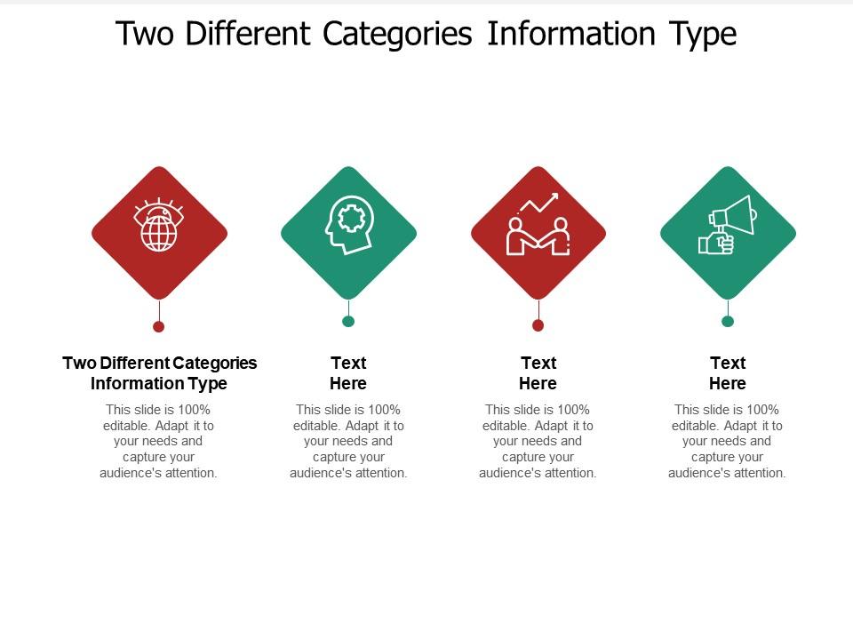 Two Different Categories Information Type Ppt Powerpoint Presentation ...