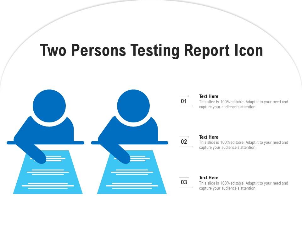 Two Persons Testing Report Icon