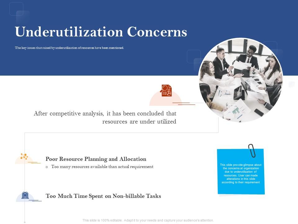 Underutilization concerns ppt powerpoint presentation professional layout ideas Slide01