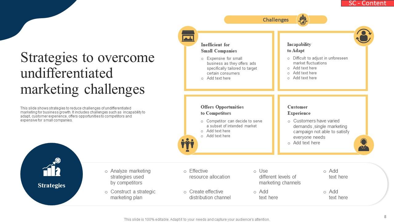 Undifferentiated Marketing Strategy Powerpoint Ppt Template Bundles PPT