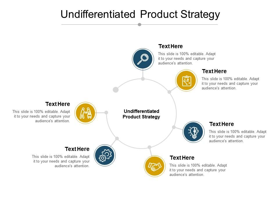 Undifferentiated Product Strategy Ppt Powerpoint Presentation Slides