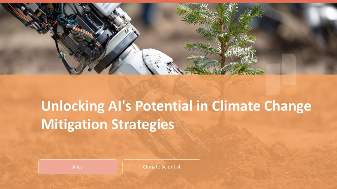 Photo inspiration: Gallery Detail: Unlocking Ais Potential In Climate Change Mitigation Strategies Ppt Outline