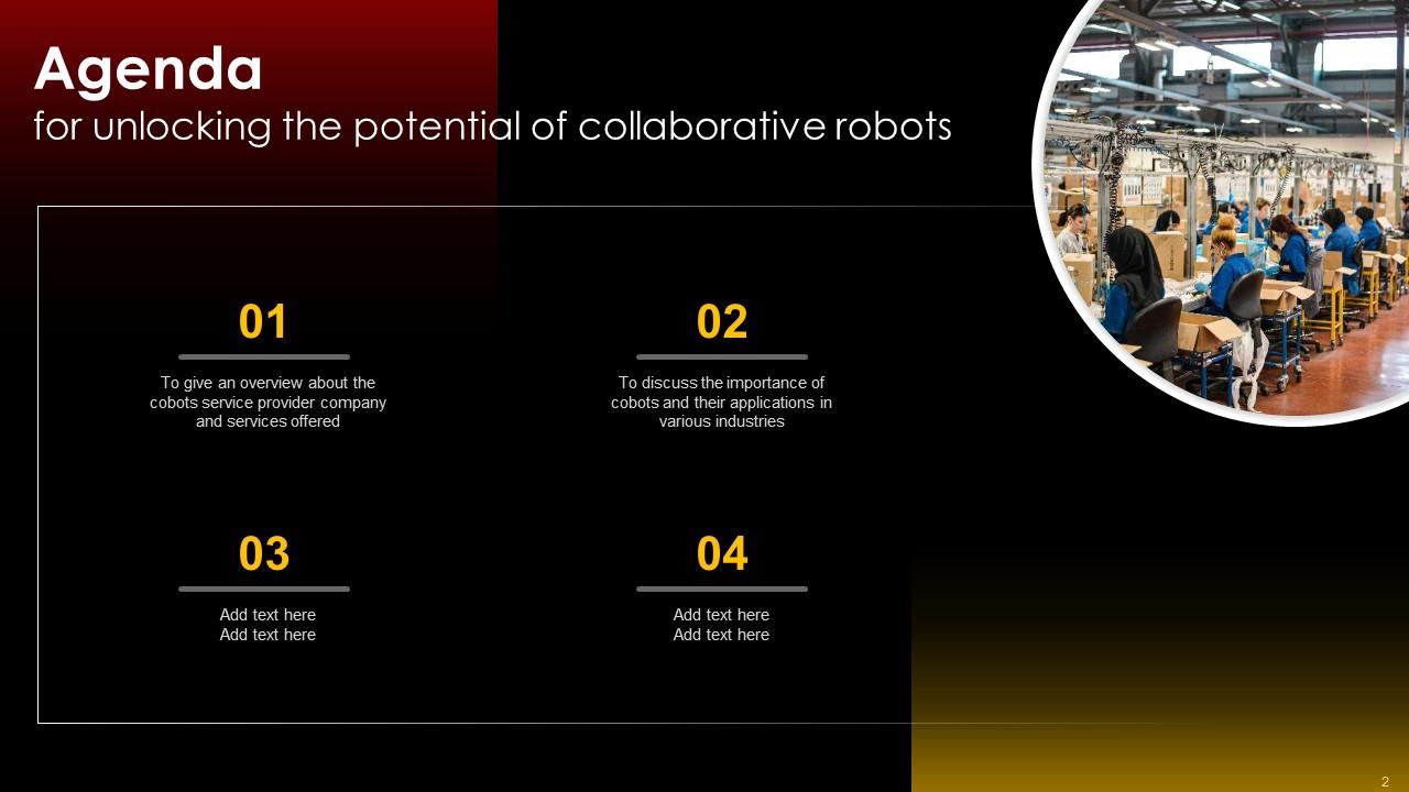 Unlocking The Potential Of Collaborative Robots Powerpoint Presentation ...