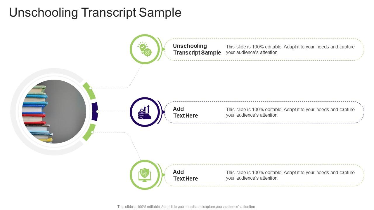 Unschooling Transcript Sample In Ppt Powerpoint Presentation Slide ...