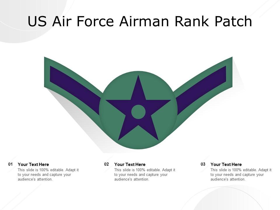 US Air Force Airman Rank Patch