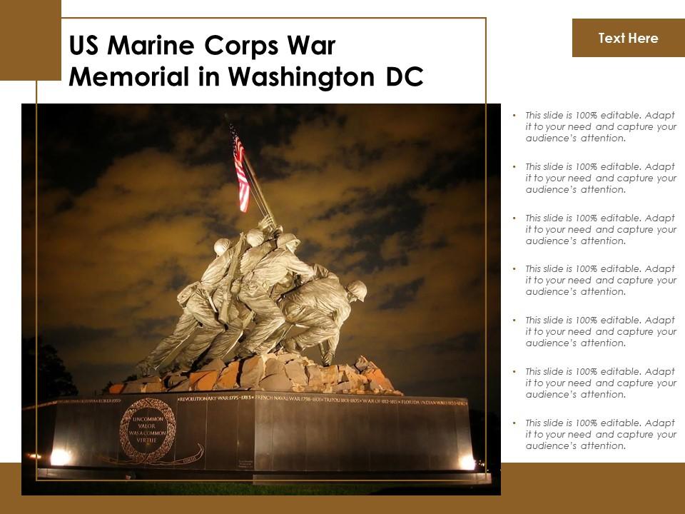 Us marine corps war memorial in washington dc Slide01