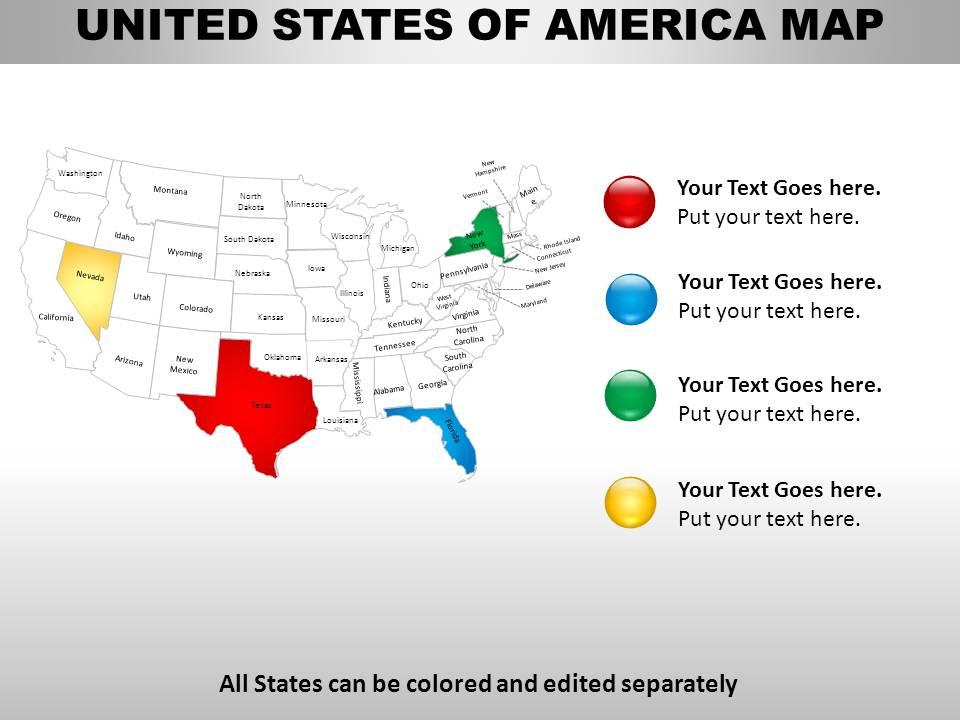 Top 10 Editable United States Map PowerPoint Presentation Templates In 2025 Usa Country Powerpoint Maps Slide28