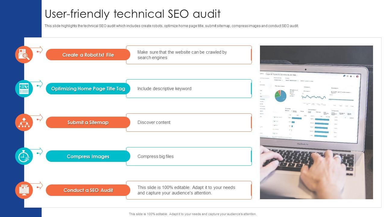 User Friendly Technical Seo Audit Comprehensive Guide To Technical Audit Ppt Slides Infographic Template Slide01