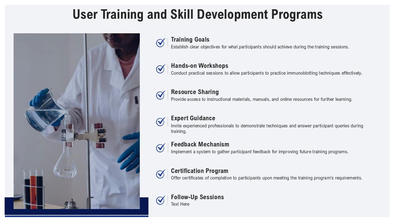 User Training And Skill Development Programs Immunoblotting PPT ...