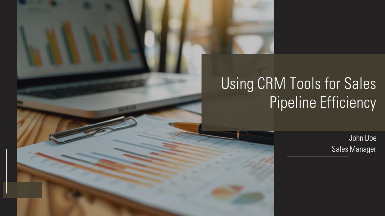 Using CRM Tools For Sales Pipeline Efficiency PPT Template AT Using CRM Tools For Sales Pipeline Efficiency PPT Template AT