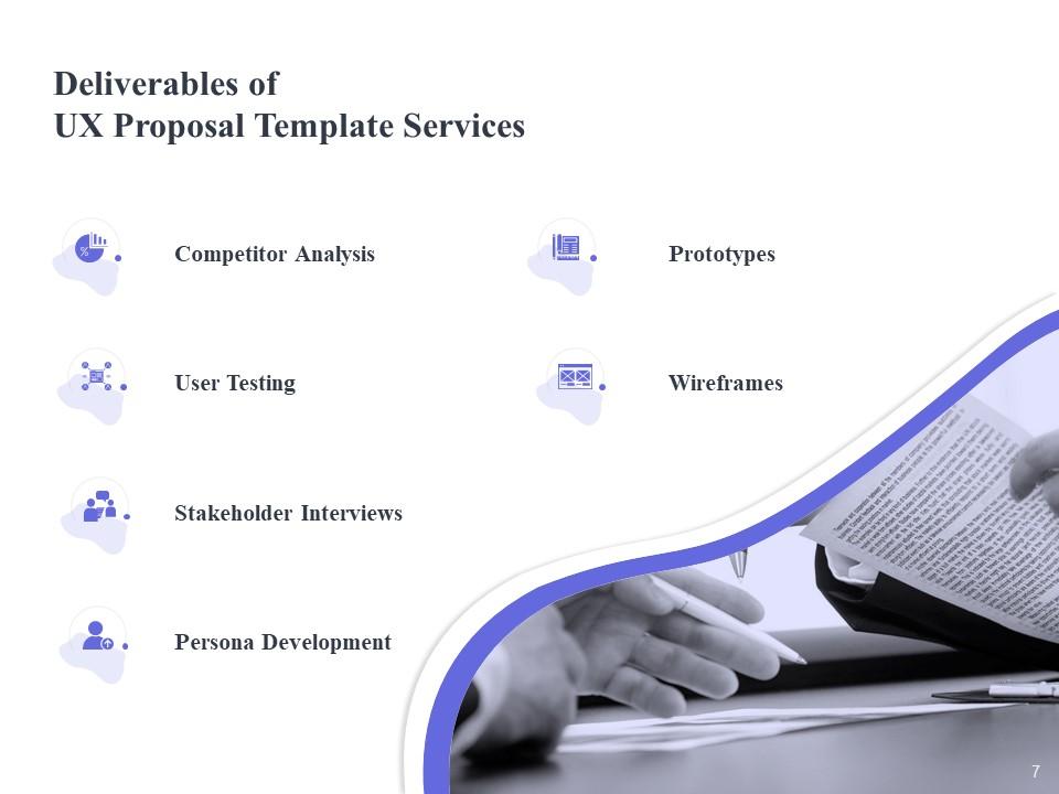 UX Proposal Template Powerpoint Presentation Slides Presentation
