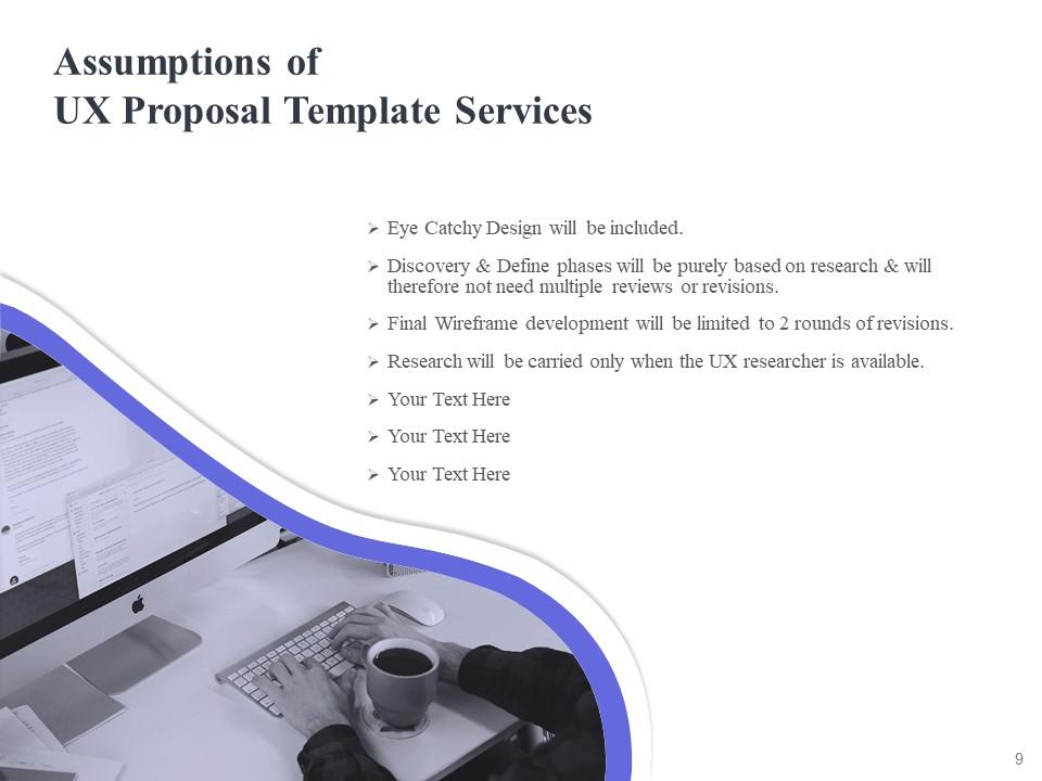 UX Proposal Template Powerpoint Presentation Slides Presentation