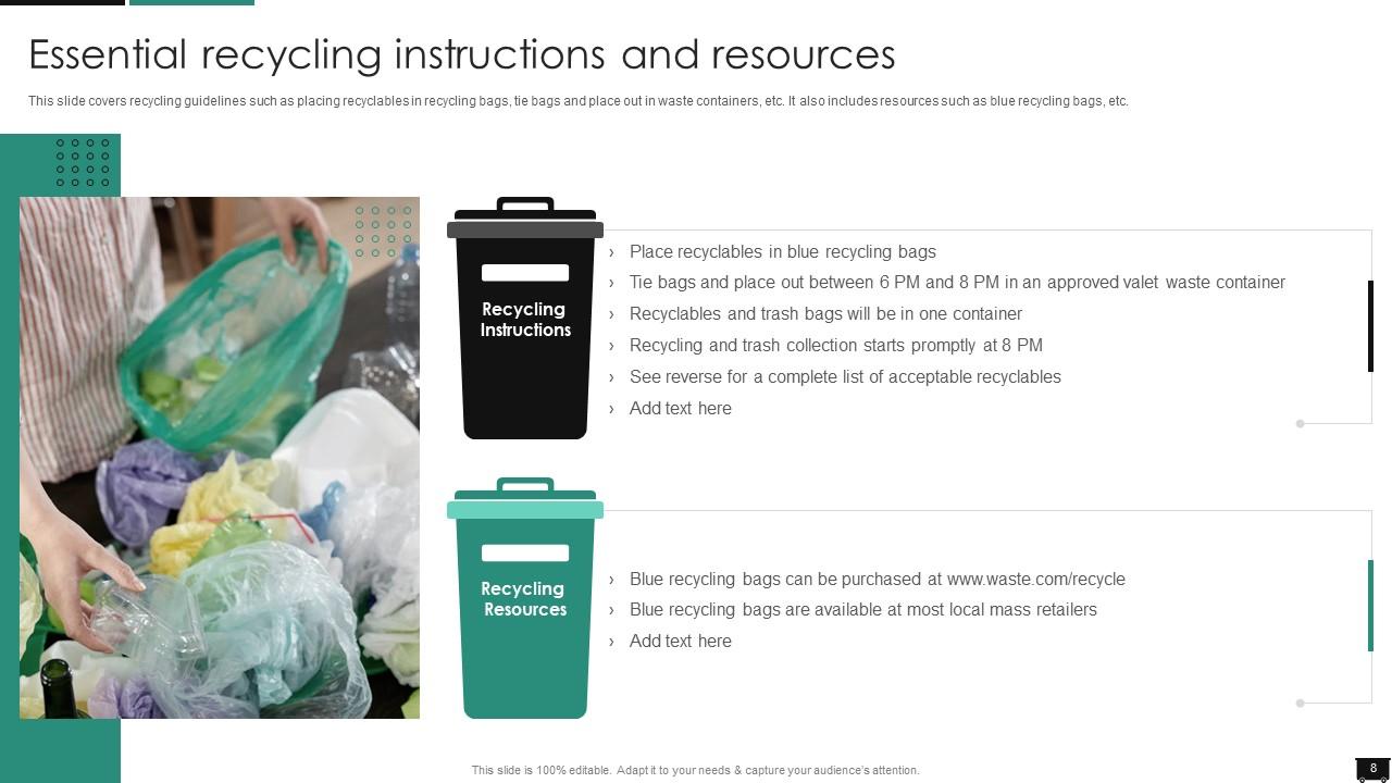 Valet Trash Services Proposal Powerpoint Presentation Slides PPT