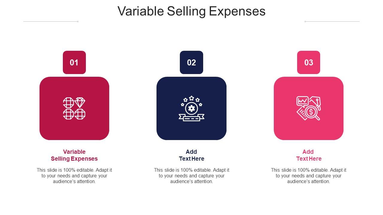 Variable Selling Expenses Ppt Powerpoint Presentation Model Outfit Cpb