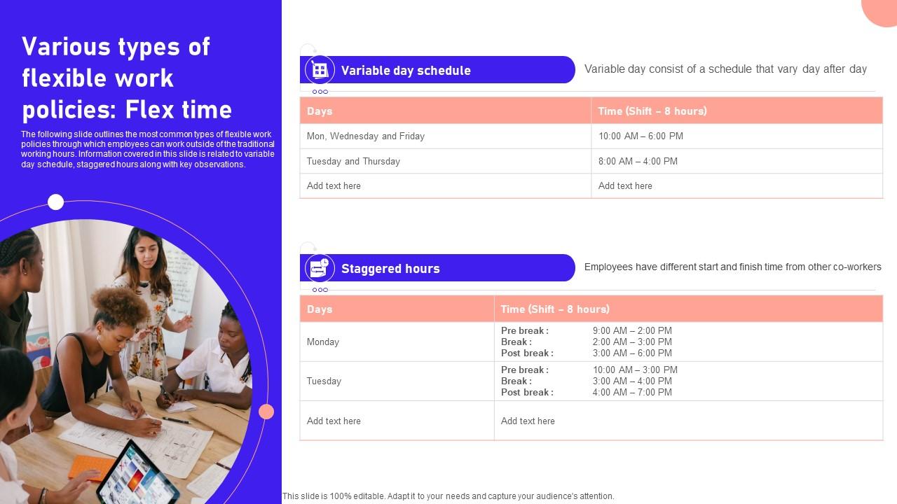 Various Types Of Flexible Work Policies Flex Time Remote Working