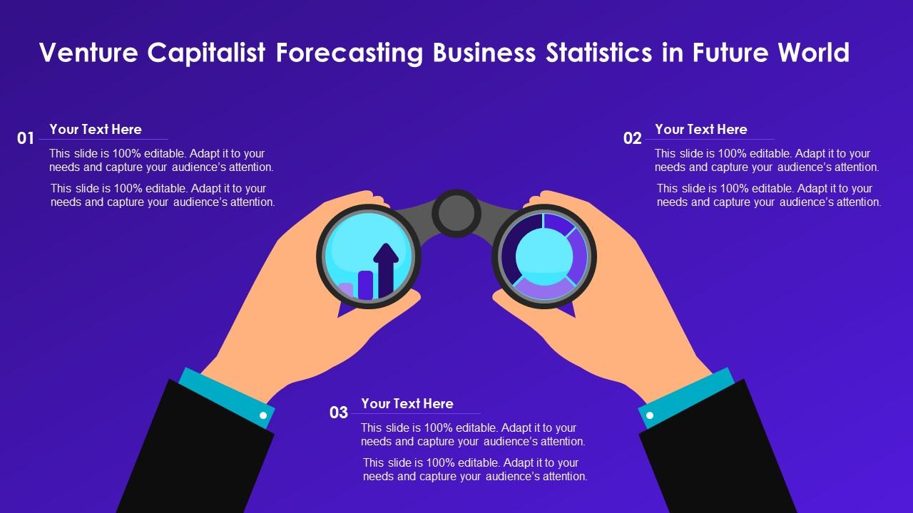 Venture Capitalist Forecasting Business Statistics In Future World Slide01
