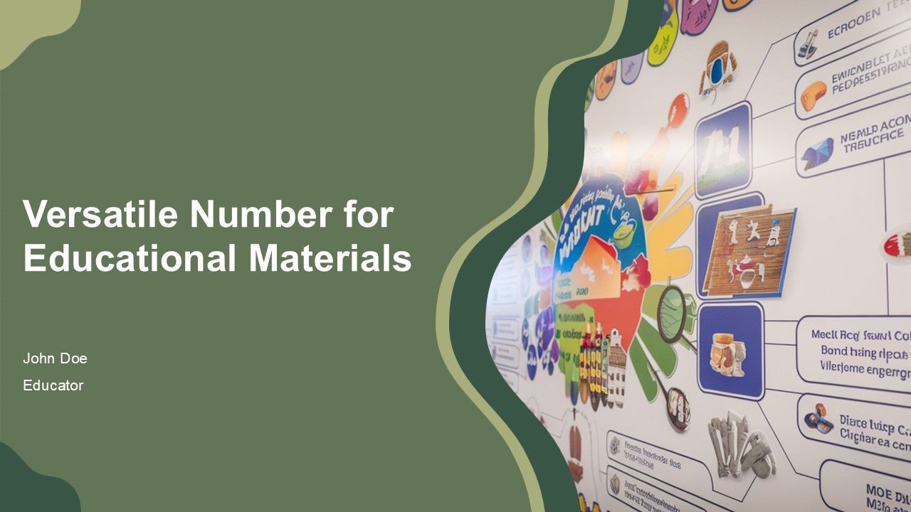 Versatile Number For Educational Materials PPT Summary AT