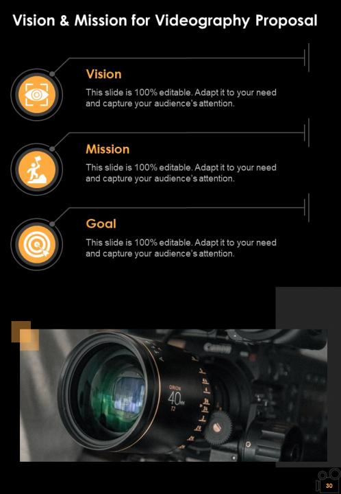 Top 10 Videography Proposal PowerPoint Presentation Templates in 2025