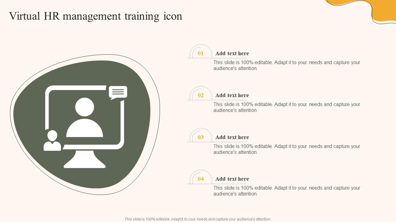 Virtual HR Management Training Icon
