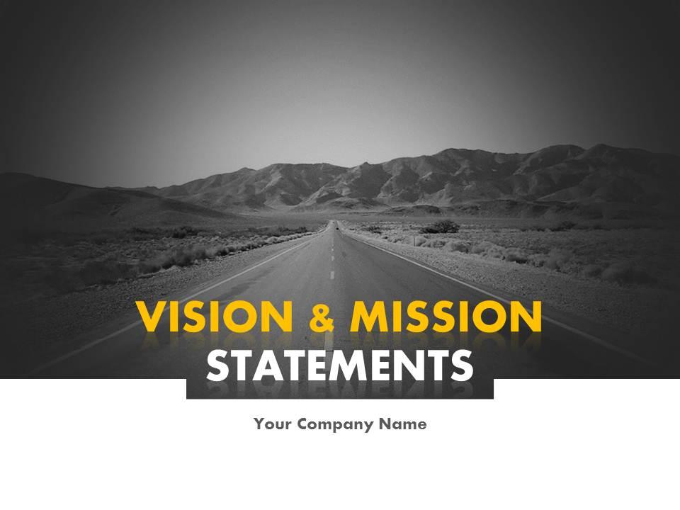 Vision and mission statements powerpoint presentation slides Slide00