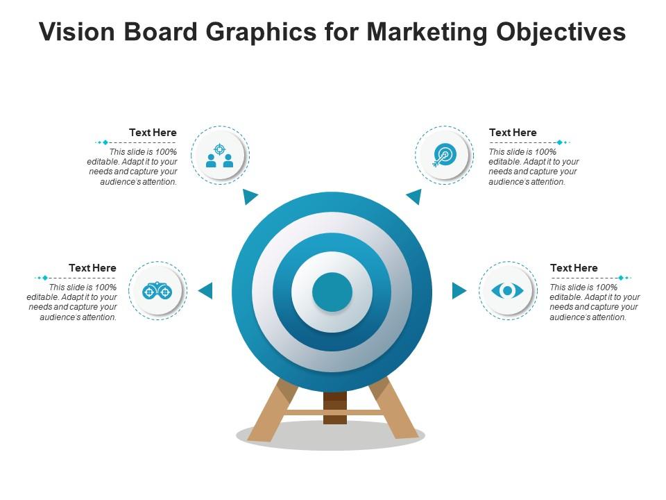 Vision Board Graphics For Marketing Objectives Infographic Template