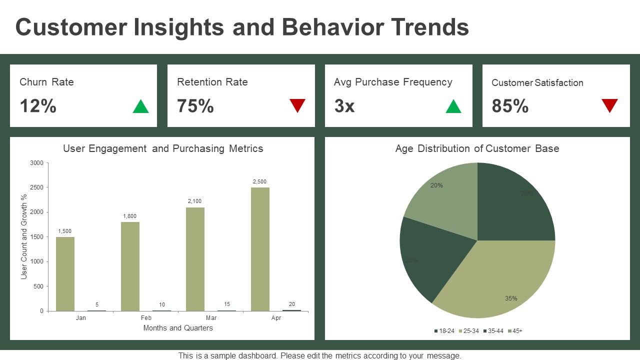 Customer Insights and Behavior Trends Dashboard Customer Insights and Behavior Trends Dashboard