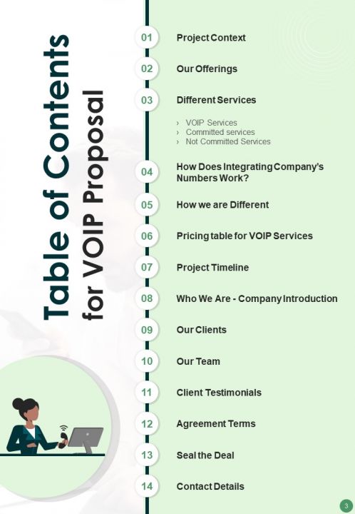 Voip Proposal Template Report Sample Example Document Presentation