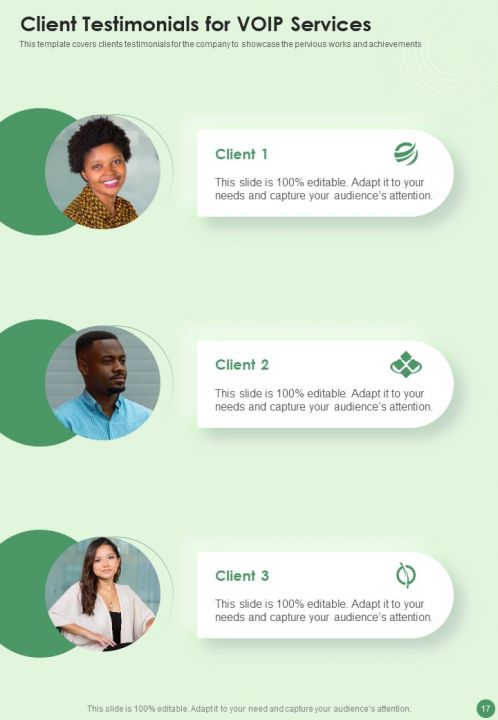 Voip Proposal Template Report Sample Example Document Presentation