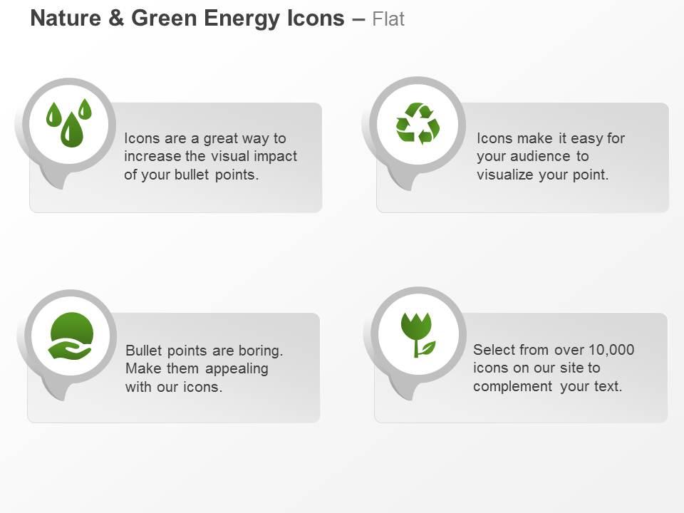 water_drops_recycle_green_energy_protection_ppt_icons_graphics_Slide01