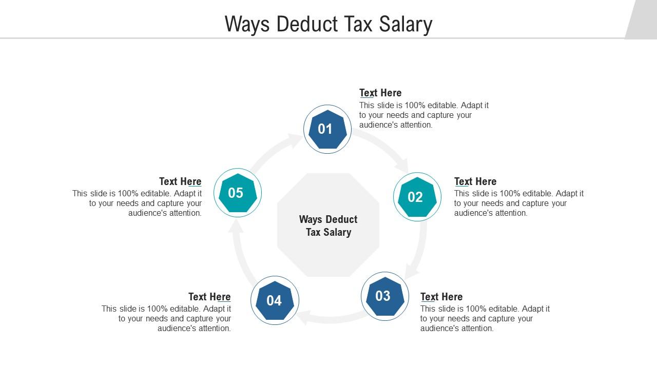 Ways Deduct Tax Salary Ppt Powerpoint Presentation Portfolio Background ...