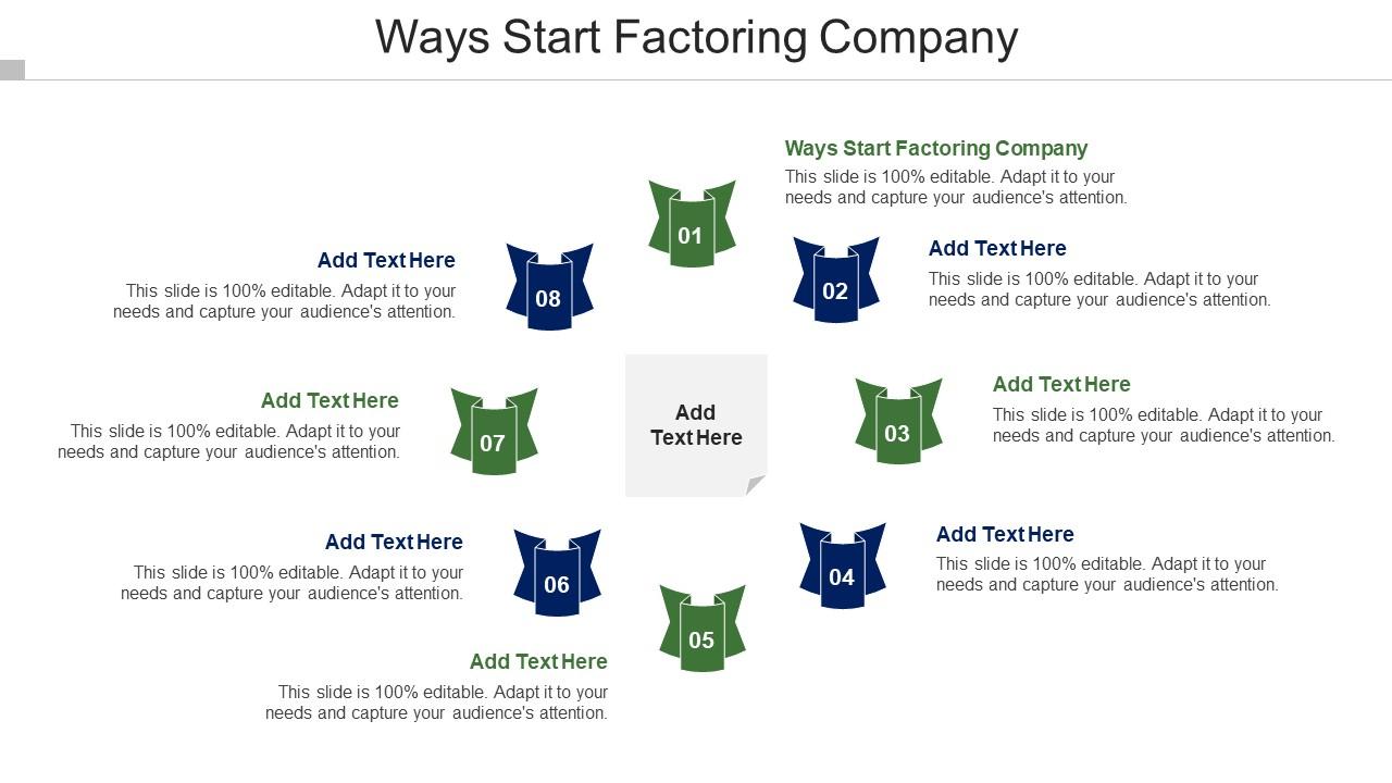 Ways Start Factoring Company Ppt Powerpoint Presentation Good Cpb