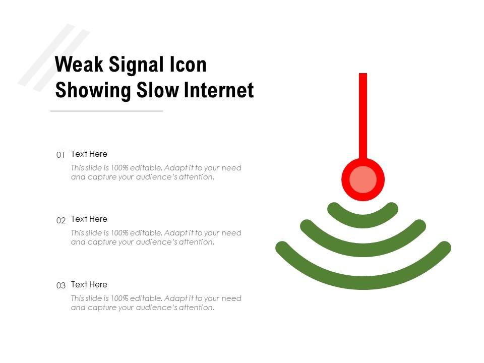 Weak internet signal clearance