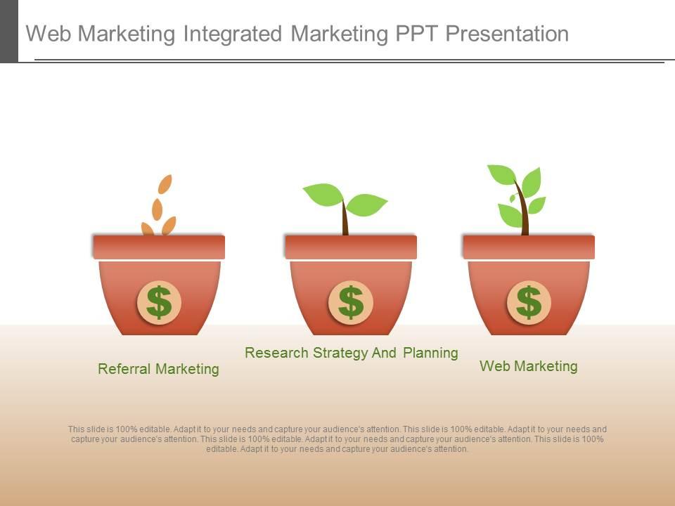 Web marketing integrated marketing ppt presentation Slide01