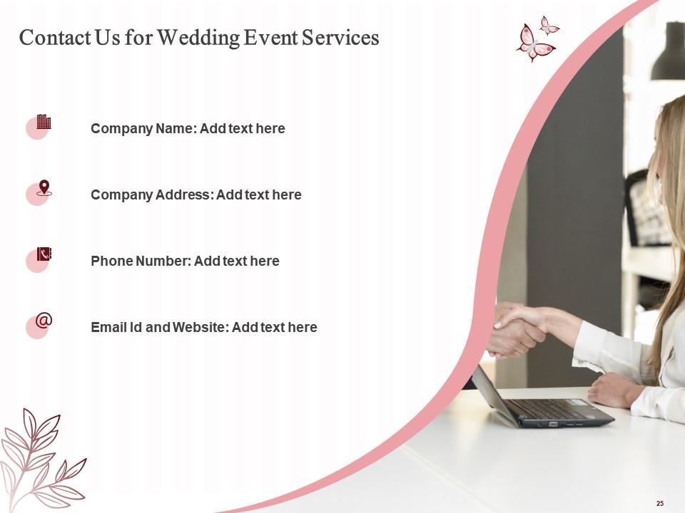 presentation wedding planner