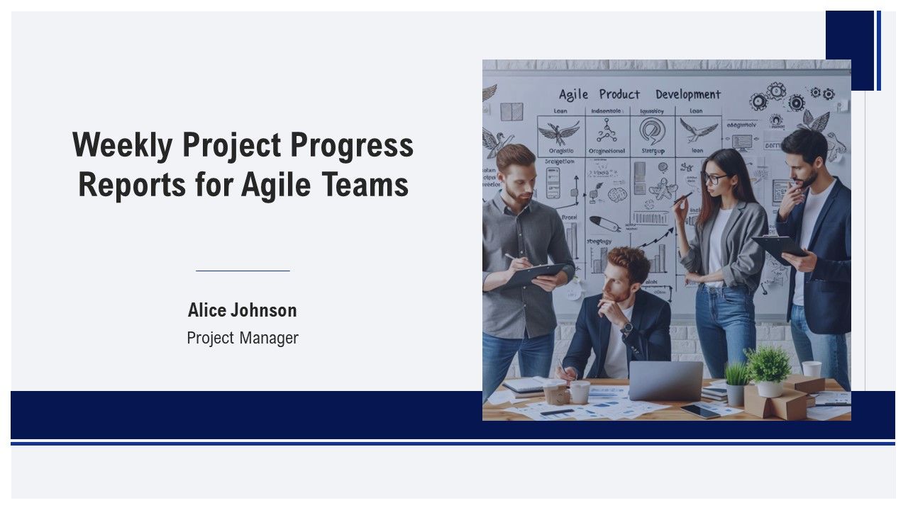 Weekly Project Progress Reports For Agile Teams PPT Slides AT Weekly Project Progress Reports For Agile Teams PPT Slides AT