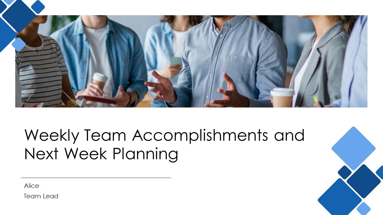 Weekly Team Accomplishments And Next Week Planning PPT Slides AT Weekly Team Accomplishments And Next Week Planning PPT Slides AT