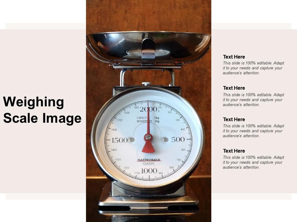 Weighing Scale Image PowerPoint Templates Designs PPT Slide