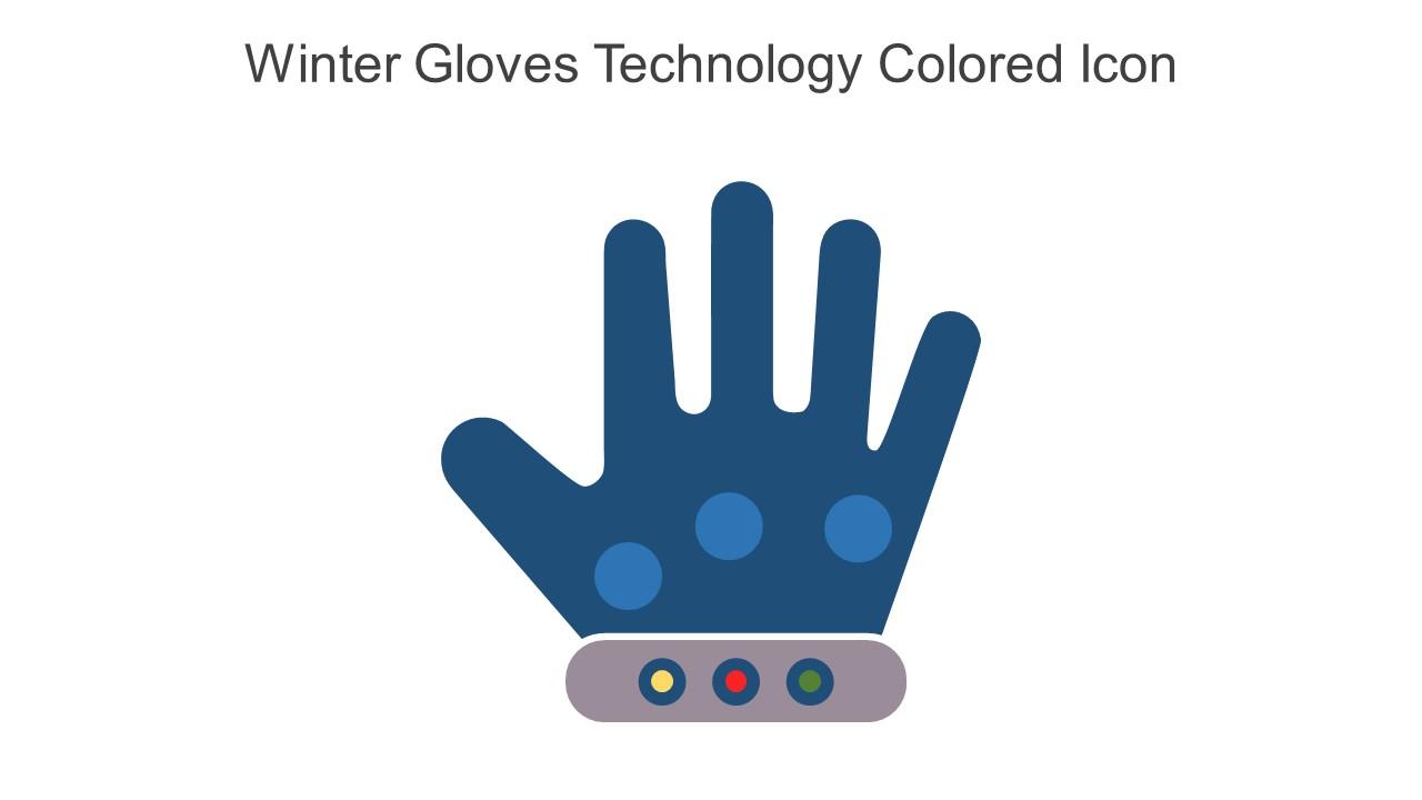 Winter Gloves Technology Colored Icon In Powerpoint Pptx Png And Editable Eps Format