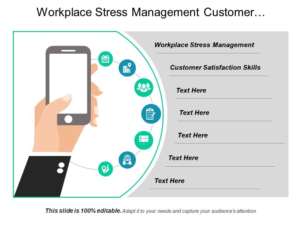 Workplace stress management customer satisfaction skills qualitative quantitative cpb Slide01