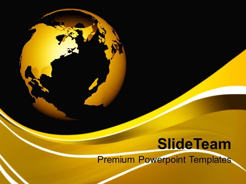 World Globe On Brown Background PowerPoint Templates PPT Themes And  Graphics 0213 | Presentation PowerPoint Images | Example of PPT  Presentation | PPT Slide Layouts