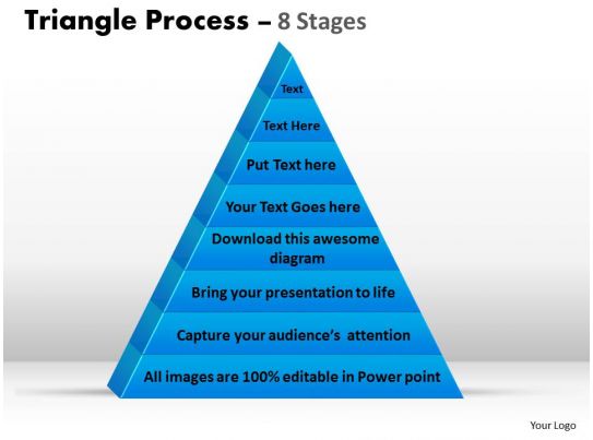 37368721 Style Layered Pyramid 8 Piece Powerpoint ... ladder diagram examples 