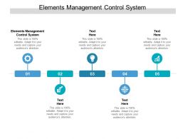 Elements Management Control System Ppt Powerpoint Presentation Summary Layout Ideas Cpb Presentation Powerpoint Diagrams Ppt Sample Presentations Ppt Infographics