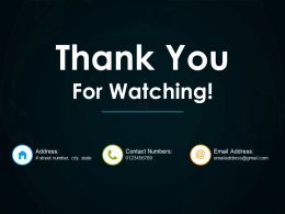 Thanks For Watching Powerpoint Slide Presentation Guidelines Graphics Presentation Background For Powerpoint Ppt Designs Slide Designs