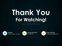 Thank You For Watching Powerpoint Slide Designs Powerpoint Presentation Sample Example Of Ppt Presentation Presentation Background