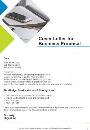A4 business proposal template