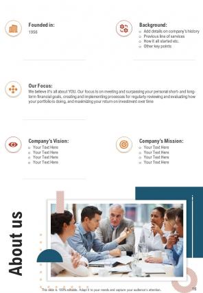 A4 commercial proposal template